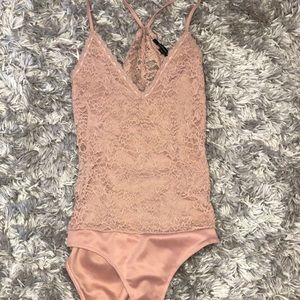 Baby pink bodysuit